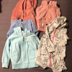 Girls hoodies/winter outfit lot